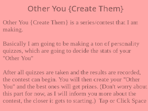 Other You! {Create Them} Info. Project