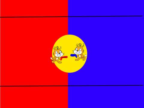 두 사람 배틀 게임 -- 버전1.0     #games #all