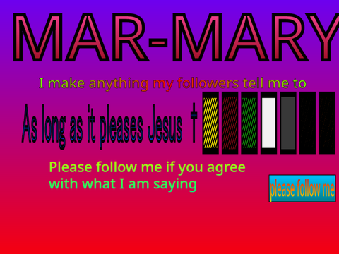 Following MAR-MARY