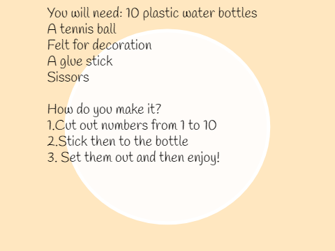 Plastic bottle crafts