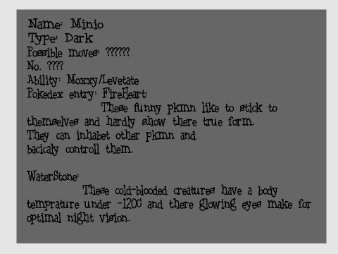 Fireheart and Waterstone Contest: Minio
