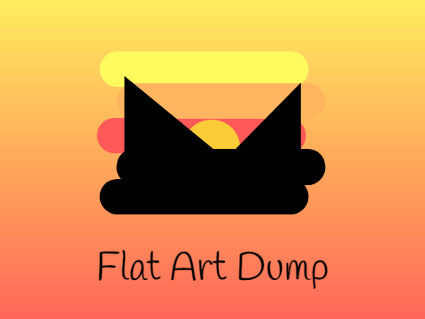 flat art dump