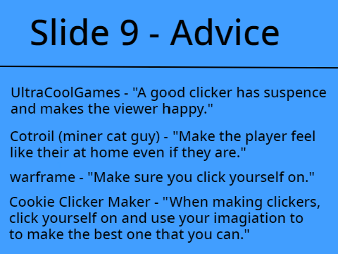 Coder Class Lesson 2 - Clicker Game