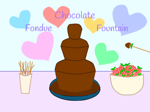 chocolate fondue fountain!!