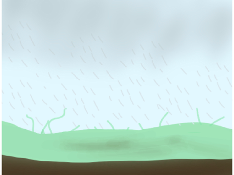The wonderful sound of rain...
