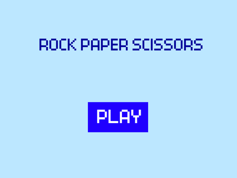 Rock Paper Scissors (1 player)