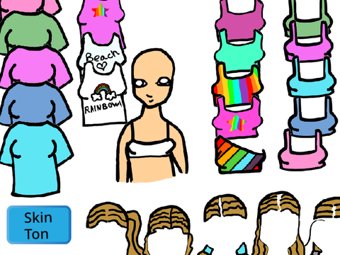 Beach day dress up!