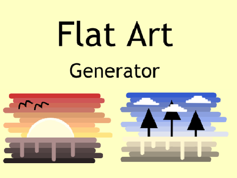 Flat Art Generator