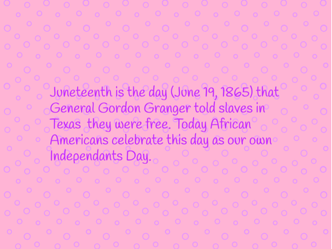 Happy Juneteenth 