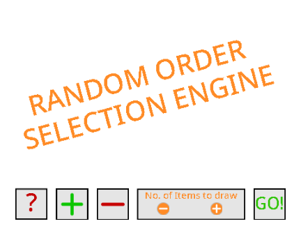 Random Order Selection Engine