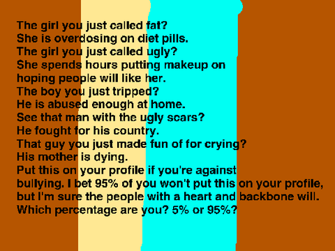 Anti-bullying! Please remix, love and fave to spread the word! remix