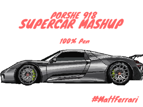 Supercar mashup: Porshe 918