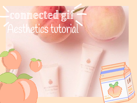 ☾ how to make connected gif aesthetics