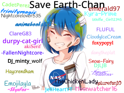 Sign if you want to save Earth-Chan  remix remix remix remix