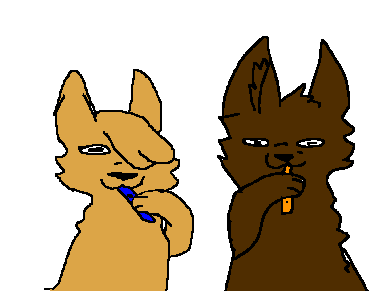 Flute Practice with Moss-shadow and Bramble-star