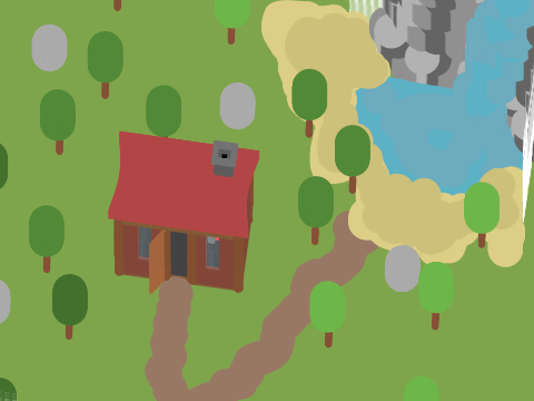 2.5D Forest House