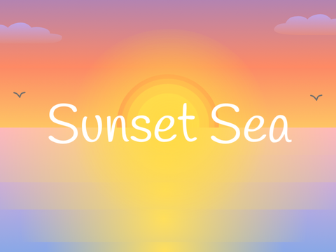 ✨ Sunset Sea ✨