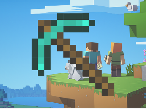 Minecraft Pickaxe Art