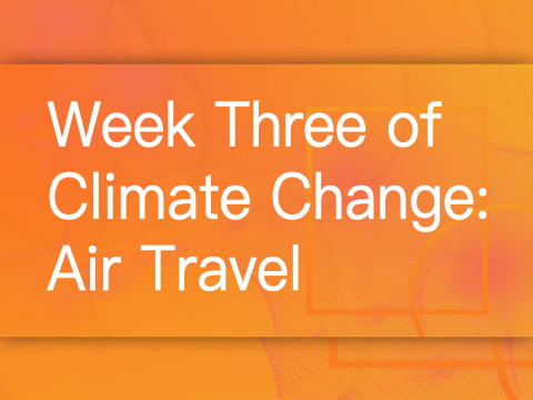Week Three of Climate Change: Air Travel