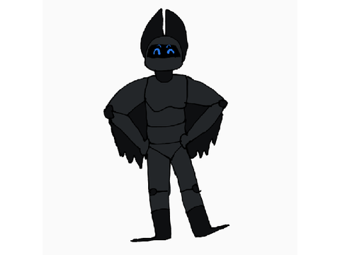 Echo in his hero suit