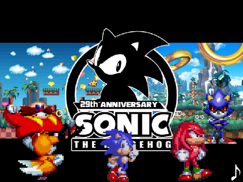 The end for the aniversary Sonic 29 th aniversary music finally!!!!!!!