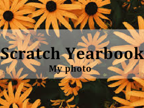 Scratch Yearbook - My Photo