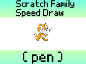 Scratch Family Speed Draw - [pen art ] 