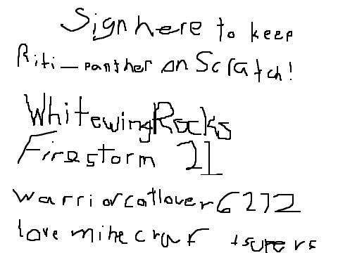 Sign here to keep Riti_panther on! remix