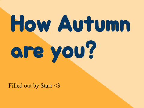 How 'Autumn' is Starr?