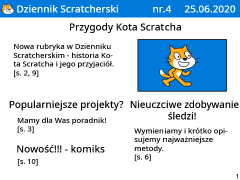 Dziennik Scratcherski - nr 4 (25.06.2020)