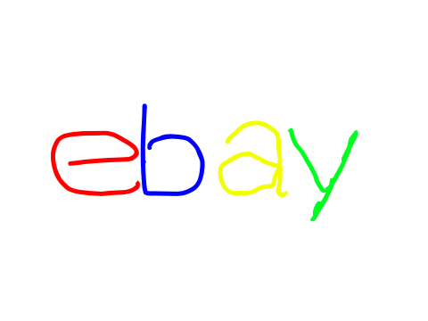 STUPID VECTORIZED EBAY LOGO