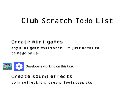 Club Scratch Todo List