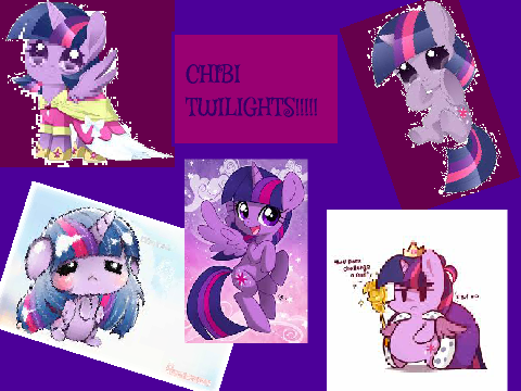  CHIBI TWILIGHTS!!! for MLP fans!!