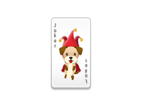 Grumpseys entry Dog playing card