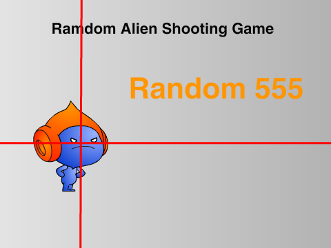 Random Alien Shooting Game
