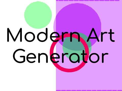 Modern Art Generator