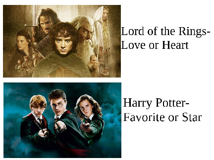 Harry Potter or Lord of the Rings?