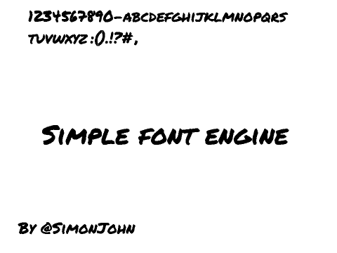 Simple Font Engines 2.0