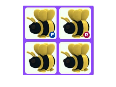 Trading four king bees (adopt me,one is ride, one is fly)