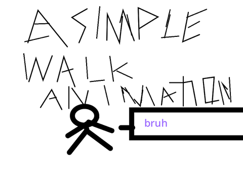 A simple walk animation
