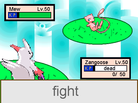zangoose vs. mew 1.0