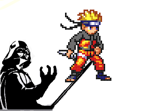 Dark Vador VS naruto numeros 1