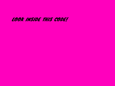 Look Inside this Code