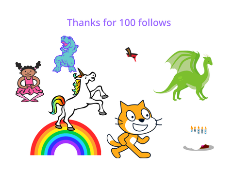 Thanks for 100 follows