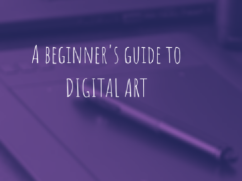 a beginner's guide to digital art // an art tutorial