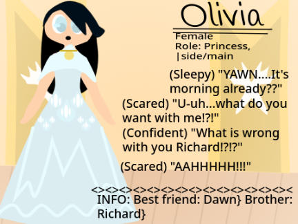 DreamScape auditions!! (Olivia)