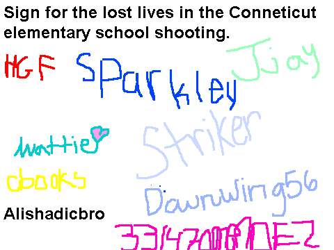 sign for this tragic event