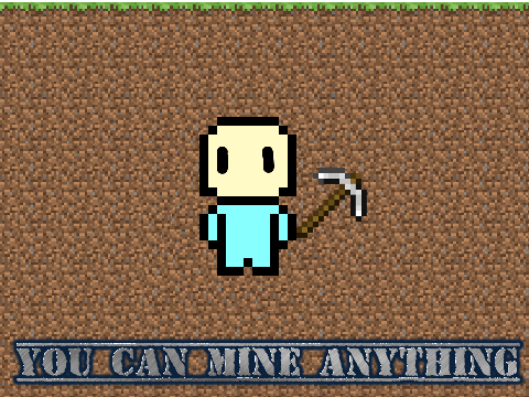 You can mine anything