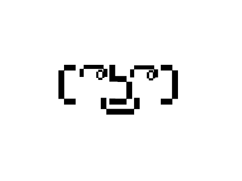 Pixel Lenny Face
