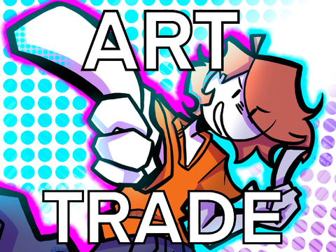 ART TRADE W/ @OrangeHairStickman